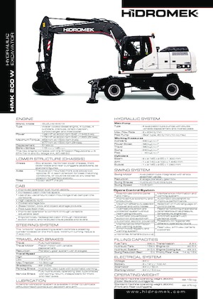 Kolová rypadla Hidromek HMK 200 W