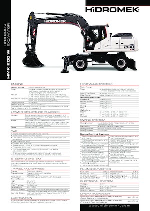 Kolová rypadla Hidromek HMK 200 W