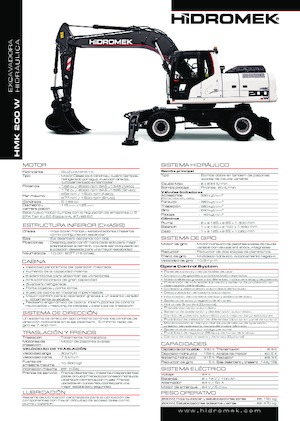 Kolová rypadla Hidromek HMK 200 W