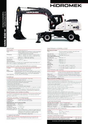 Kolová rypadla Hidromek HMK 200 W