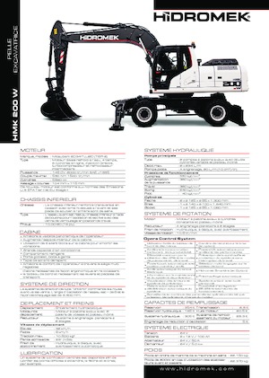 Kolová rypadla Hidromek HMK 200 W