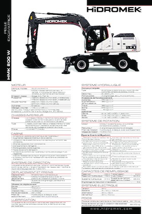 Kolová rypadla Hidromek HMK 200 W