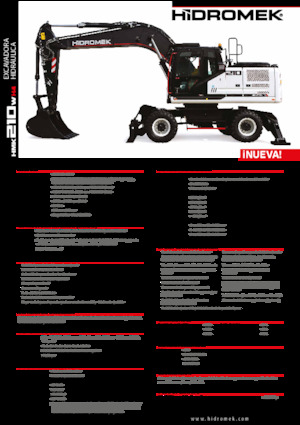 Kolová rypadla Hidromek HMK 210 W