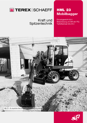 Kolová rypadla Terex-Schaeff HML 23