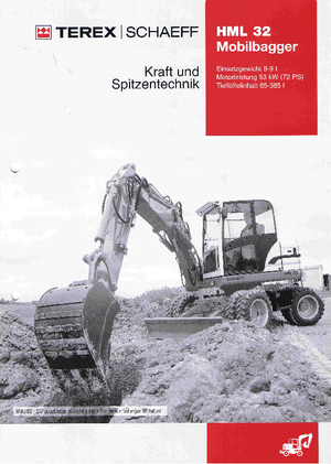 Kolová rypadla Terex-Schaeff HML 32
