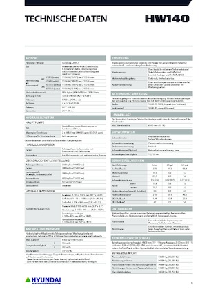 Kolová rypadla Hyundai HW140