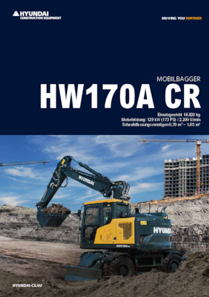 Kolová rypadla Hyundai HW170A-CR