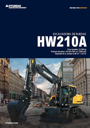 Kolová rypadla Hyundai HW210A