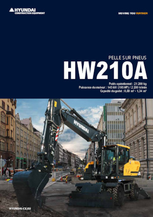 Kolová rypadla Hyundai HW210A
