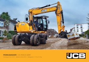Kolová rypadla JCB JS145W
