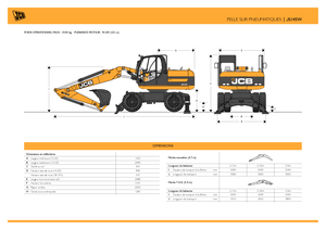 Kolová rypadla JCB JS 145 W