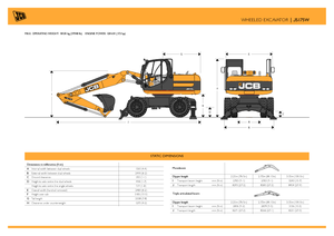 Kolová rypadla JCB JS 175 W