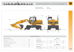 Kolová rypadla JCB JS 175 W