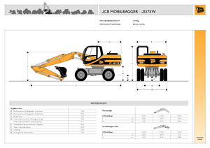 Kolová rypadla JCB JS 175 W