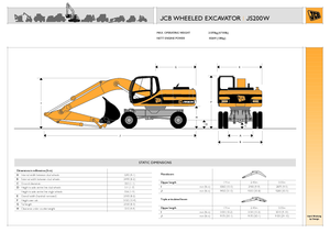 Pásová rypadla JCB JS 200 W