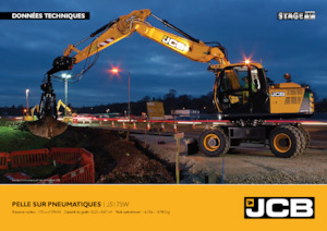 Kolová rypadla JCB JS175W