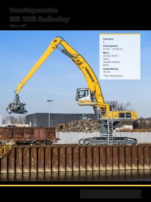 Manipulátory s materiálem Liebherr LH 110 M Industry Litronic