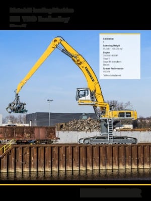 Manipulátory s materiálem Liebherr LH 110 M Industry Litronic