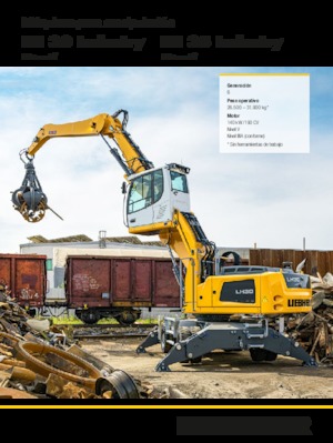Manipulátory s materiálem Liebherr LH 30 M Industry Litronic