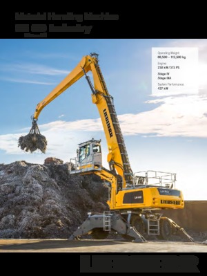 Manipulátory s materiálem Liebherr LH 80 M High Rise Industry Litronic