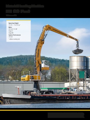 Manipulátory s materiálem Liebherr LH 80 M Port Litronic