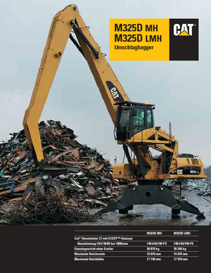 Kolová rypadla Caterpillar M325D MH