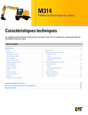 Kolová rypadla Caterpillar M314