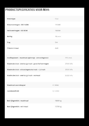 Kolová rypadla Caterpillar M315