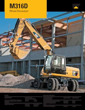 Kolová rypadla Caterpillar M316D