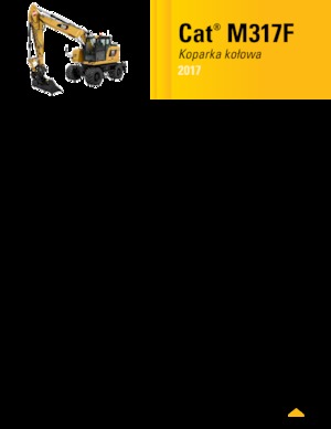 Kolová rypadla Caterpillar M317F