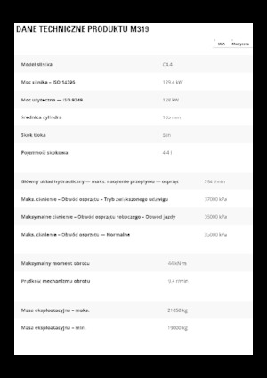 Kolová rypadla Caterpillar M319
