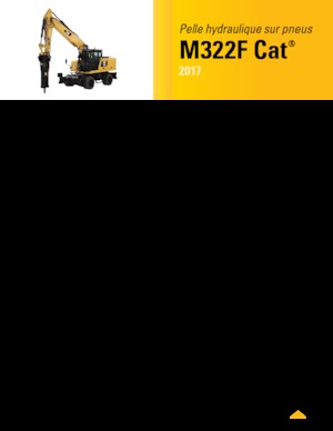 Kolová rypadla Caterpillar M322F