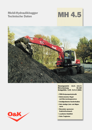 Kolová rypadla O&K MH 4.5