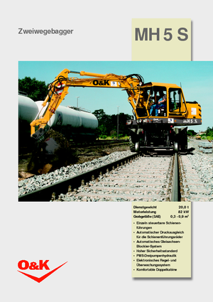Kolová rypadla O&K MH 5 S - A4