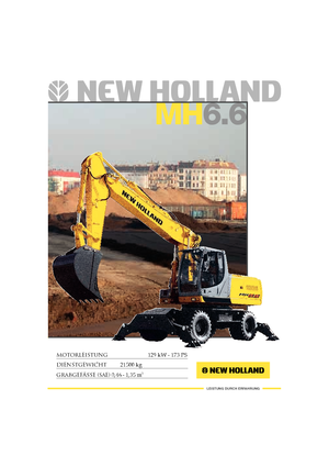 Kolová rypadla New Holland MH 6.6