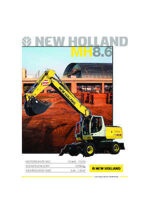 Kolová rypadla New Holland MH 8.6