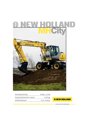 Kolová rypadla New Holland MH City