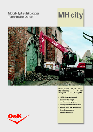 Kolová rypadla O&K MH CITY