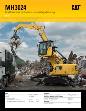 Manipulátory s materiálem Caterpillar MH3024