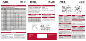 Manipulátory s materiálem Terex-Fuchs MHL 331