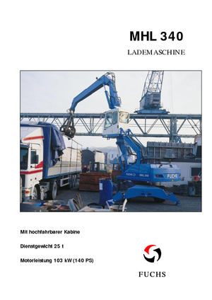 Manipulátory s materiálem Fuchs MHL 340