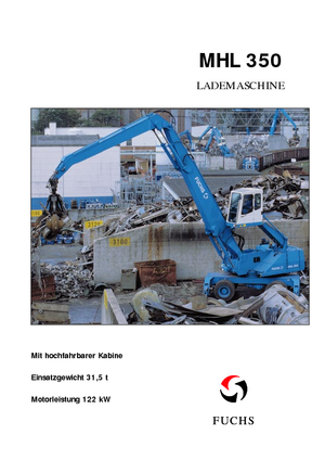 Manipulátory s materiálem Fuchs MHL 350
