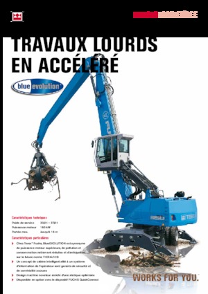 Manipulátory s materiálem Terex-Fuchs MHL 350