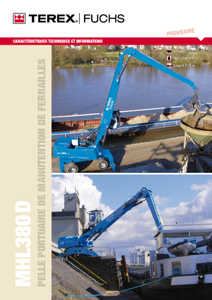 Manipulátory s materiálem Terex-Fuchs MHL 380 D