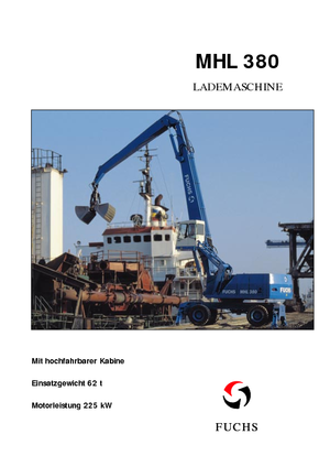 Manipulátory s materiálem Fuchs MHL 380