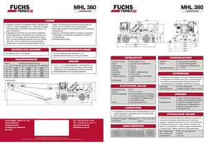Manipulátory s materiálem Terex-Fuchs MHL 380