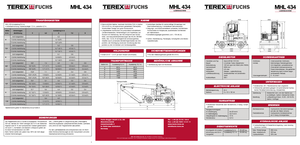 Manipulátory s materiálem Terex-Fuchs MHL 434