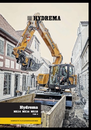 Kolová rypadla Hydrema MX 14