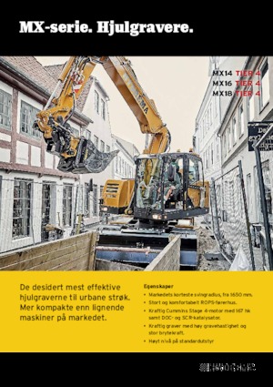 Kolová rypadla Hydrema MX 14