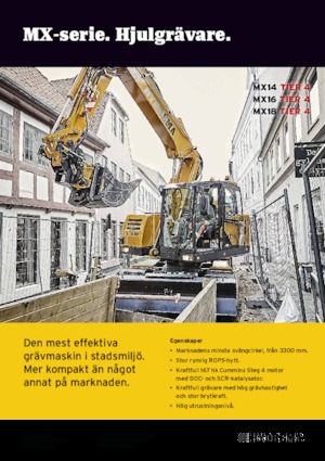 Kolová rypadla Hydrema MX 14